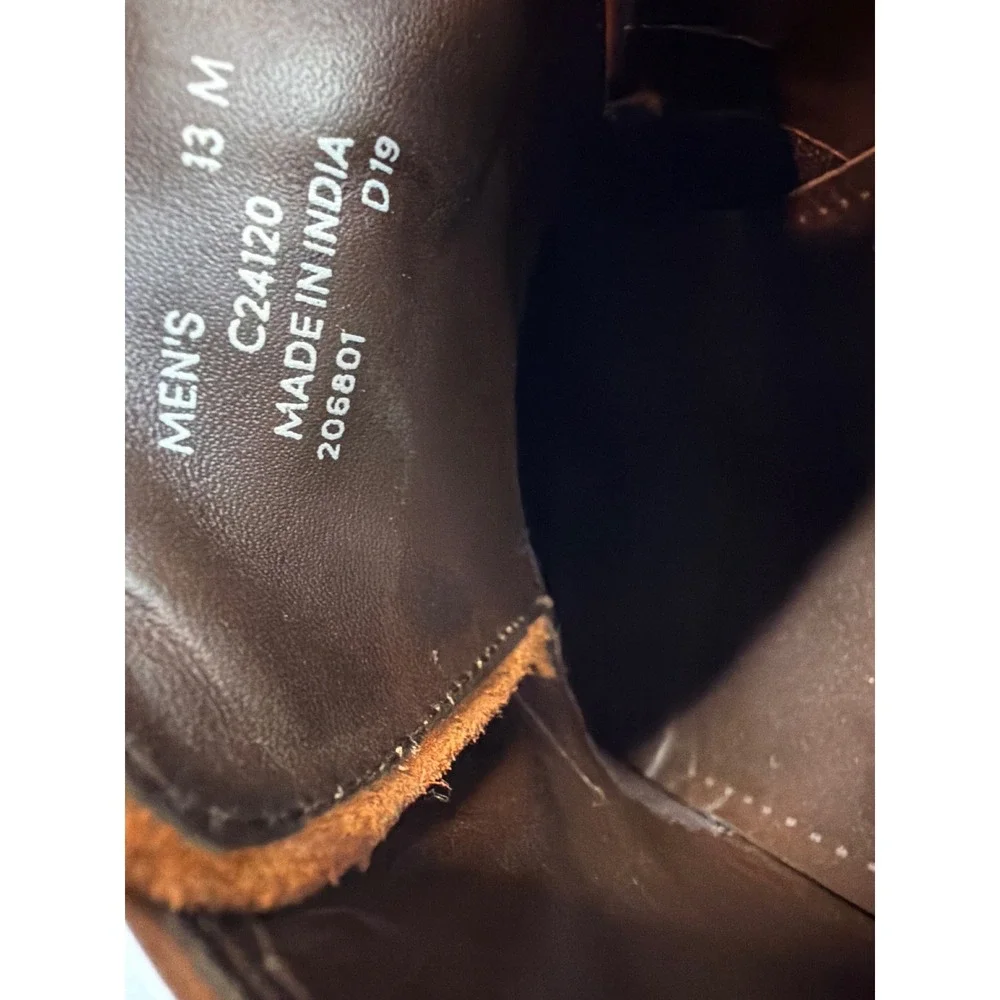 Cole Haan Cap Toe Oxford Men 13M Tan Leather Dress Shoes Lace Up Formal Business